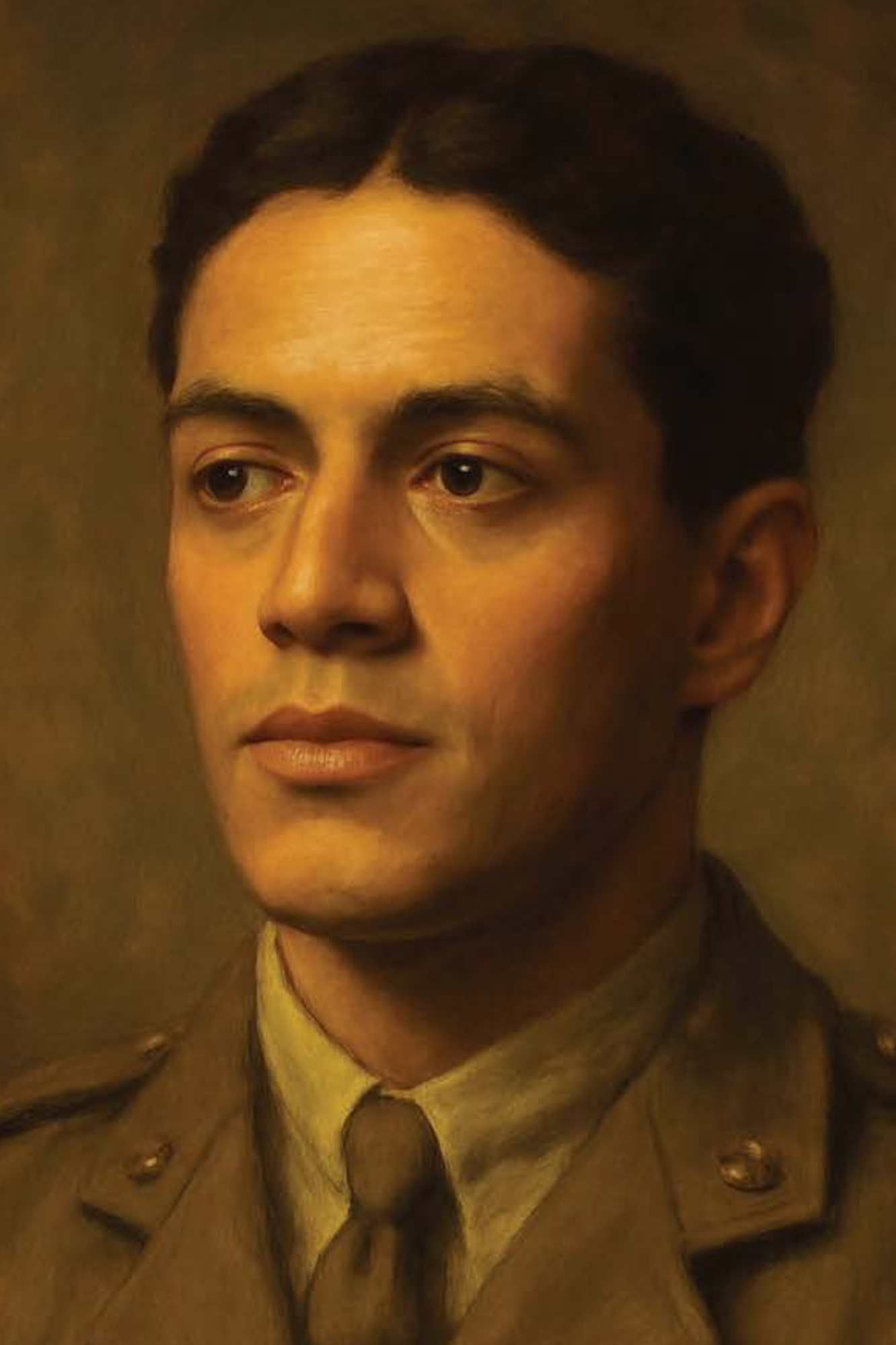 oil painting style image of david clemetson