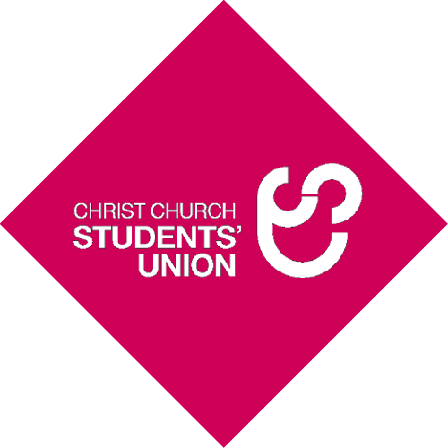 Greenwich Students' Union logo on bright pink background