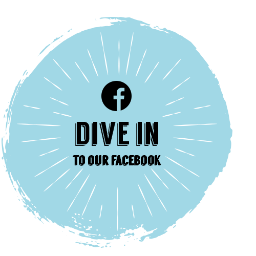 Image of Facebook logo on a light blue circle