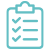 Illustration of a clipboard with a ticked list