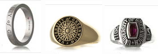 New for 2011! University of Greenwich Official Graduation Rings
